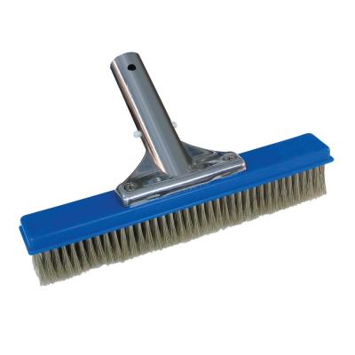 10in Concrete Pool Brush with Stainless Steel Bristles